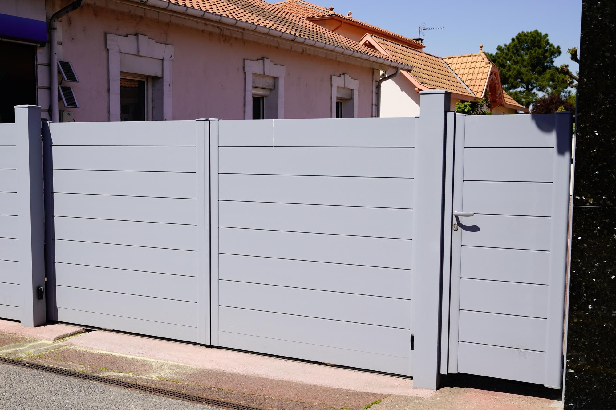 clôture en aluminium